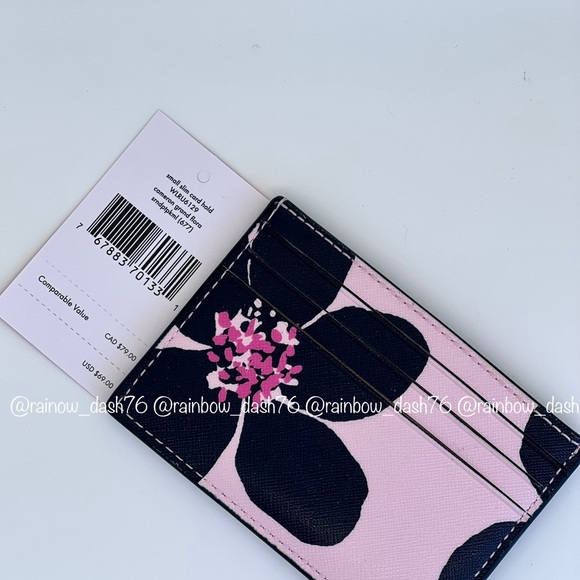 Katespade cameron grand flora small slim card holder - Picture 2 of 2